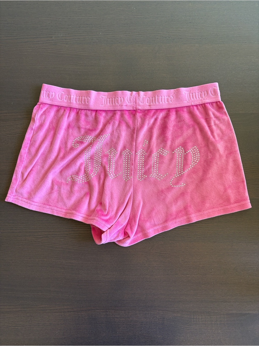 Juicy Couture hot pink embellished sleep shorts Size M